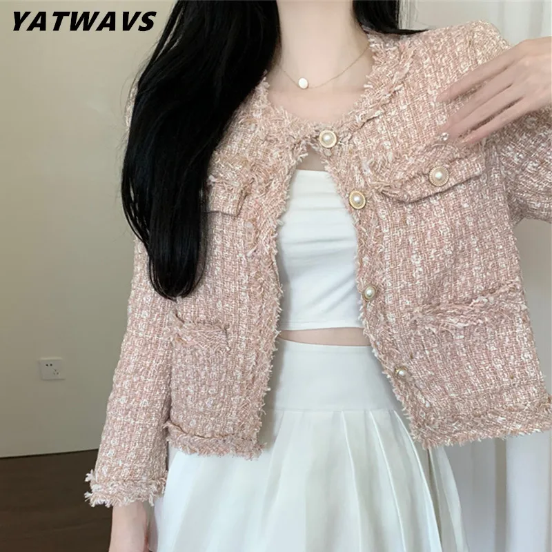 Runway Ladies Jackets 2023 Elegant Tweed Coats For Women O Neck Long Sleeve Autumn Woven Jacket Female Fashion New Outwear Top
Runway Ladies Jackets 2023 Elegant Tweed Coats For Women O Neck Long Sleeve Autumn Woven Jacket Female Fashion New Outwear Top