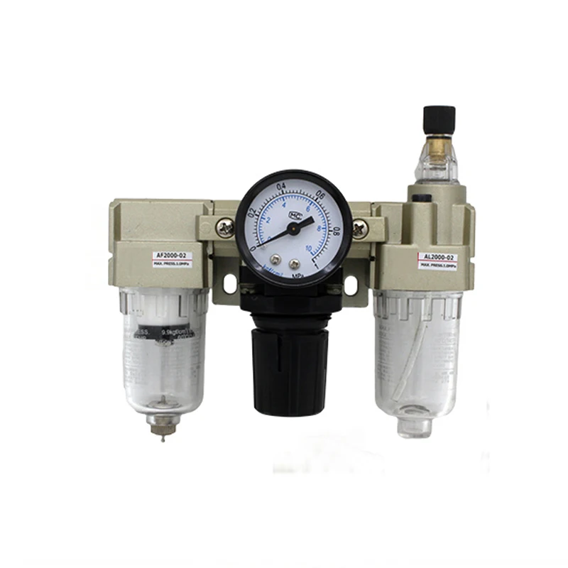 

AC4000-06 AC4000-06D Air Filter + Pressure regulating valve + Lubricator Combination, AF4000-06, AR4000-06, AL4000-06