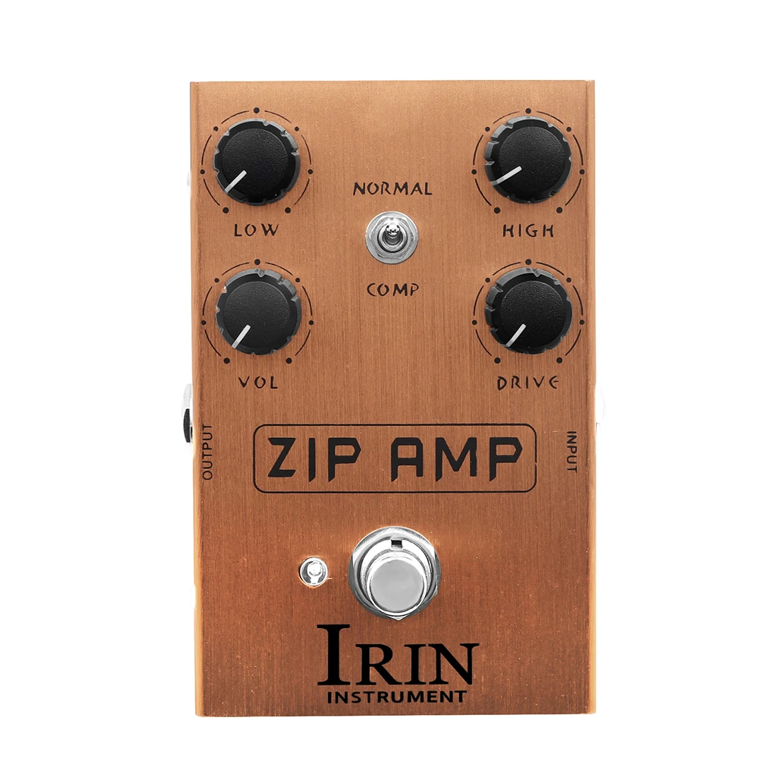 

IRIN AN-39 ZIP AMP Strong Compression Overdrive Tone Guitar Pedal with COMP Toggle Switch for Electric Guitar Effects Pedal