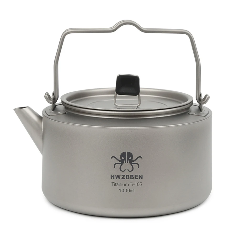 1pc Pure Titanium Kettle 1000ml Camping Titanium Kettle Anti-Scalding Foldable Handle Outdoor Tea Coffee Kettles Tableware Pots
1pc Pure Titanium Kettle 1000ml Camping Titanium Kettle Anti-Scalding Foldable Handle Outdoor Tea Coffee Kettles Tableware Pots