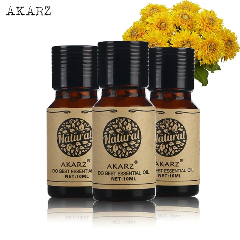 

AKARZ Musk Melissa Neroli Essential Oil Sets - Aromatherapy Massage Spa Bath - 10ml*3 - Skin & Face Care