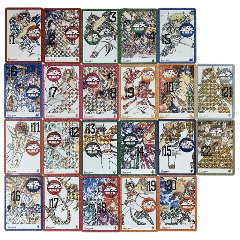 22pcs/set Saint Seiya Shiryu Phoenix Ikki Hyoga Animation Characters Flash Card Classics Anime Collection Cards Gift Toy
22pcs/set Saint Seiya Shiryu Phoenix Ikki Hyoga Animation Characters Flash Card Classics Anime Collection Cards Gift Toy