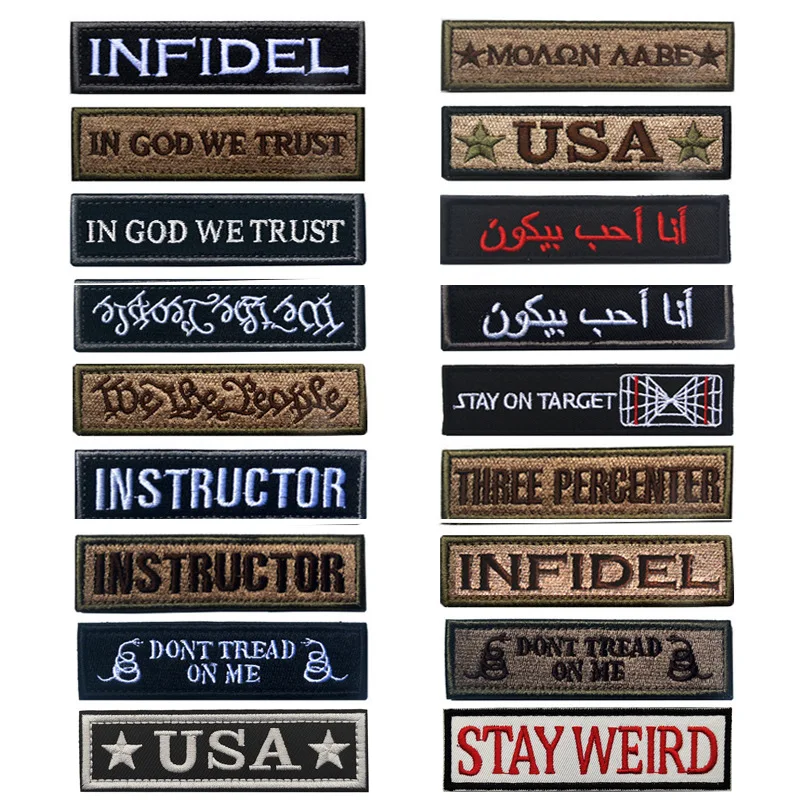 Outdoor Embroidered Armband Maddick Style Long Embroidery With Adhesive Fabric Patch Letter Patch Hat Backpack
Outdoor Embroidered Armband Maddick Style Long Embroidery With Adhesive Fabric Patch Letter Patch Hat Backpack