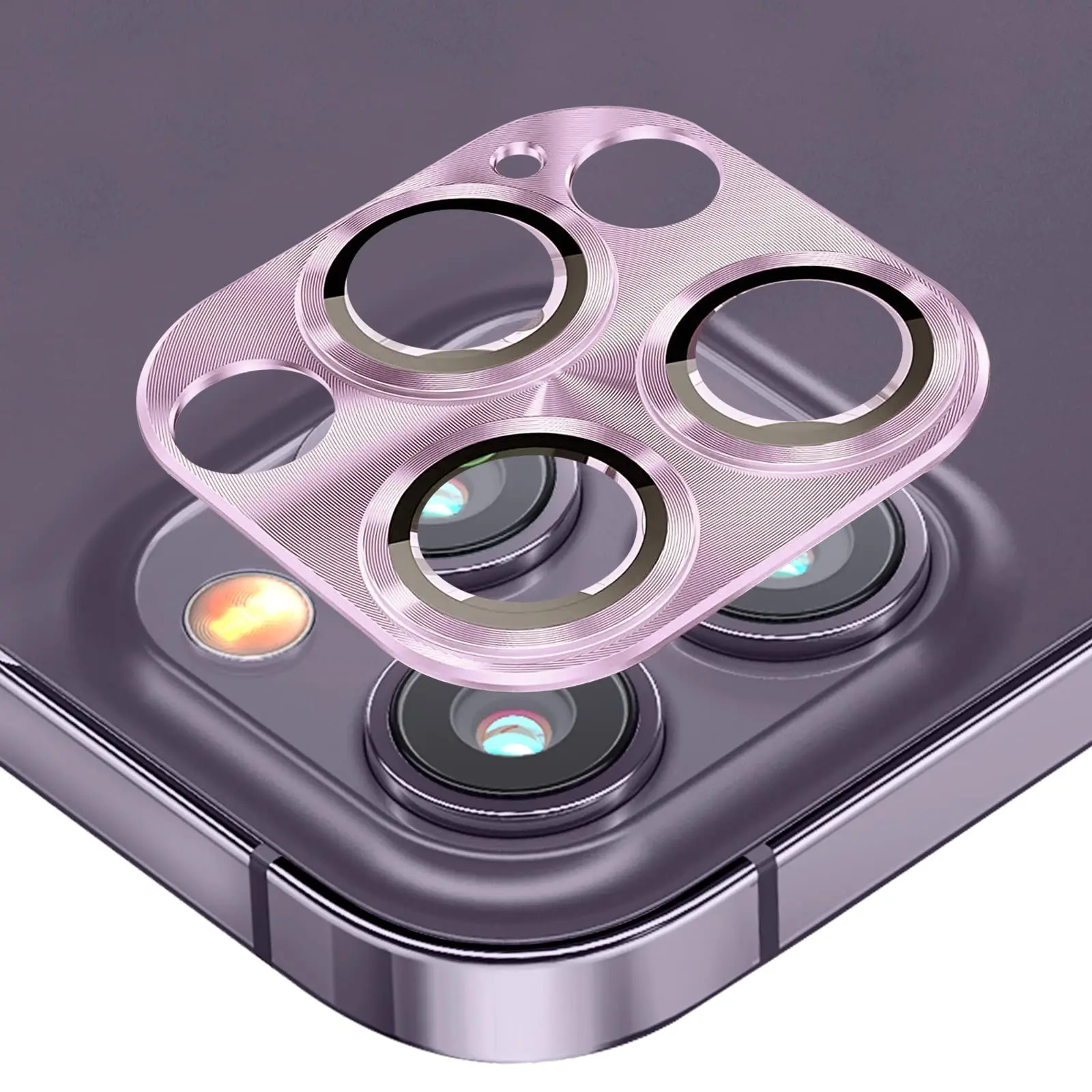 Protector Camera Lens Protective FilmGlass with Aluminum Rim Camera Lens Protective Film for iPhone 14 Pro/14 Pro Max
Protector Camera Lens Protective FilmGlass with Aluminum Rim Camera Lens Protective Film for iPhone 14 Pro/14 Pro Max