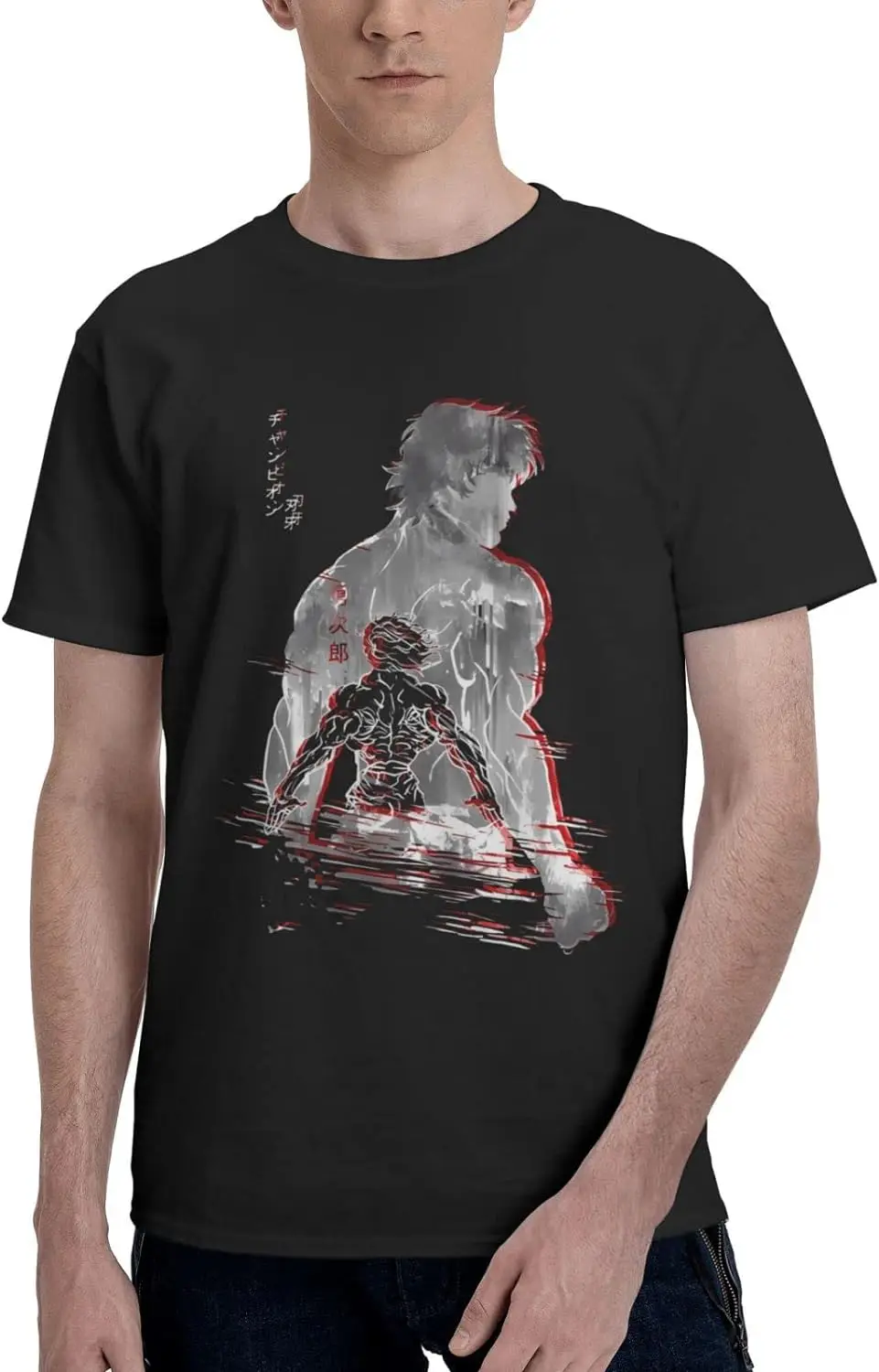 Anime Baki The Grappler Baki Hanma T Shirt Man's Summer Cotton Tee Comfort Crew Neck Short Sleeve T-Shirts
Anime Baki The Grappler Baki Hanma T Shirt Man's Summer Cotton Tee Comfort Crew Neck Short Sleeve T-Shirts
