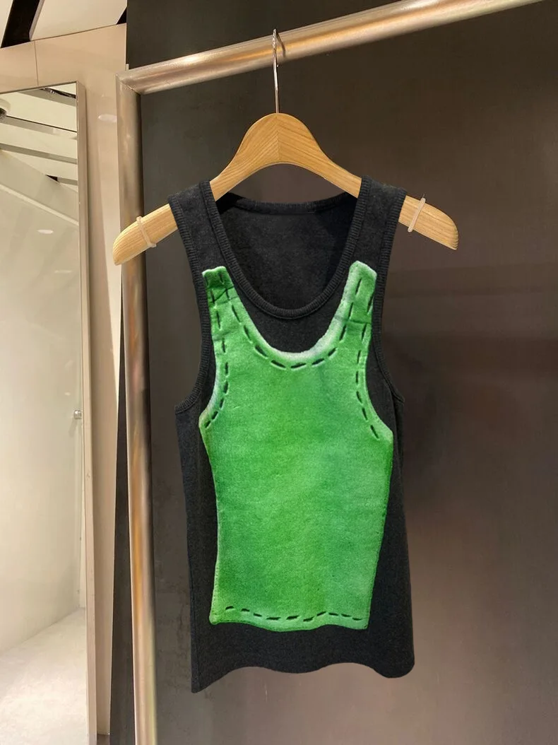 Patchwork Women Slim Fashion Vest O-Neck Sleeveless Secy Summer New 2024 Ladies Tank Tops
Patchwork Women Slim Fashion Vest O-Neck Sleeveless Secy Summer New 2024 Ladies Tank Tops
