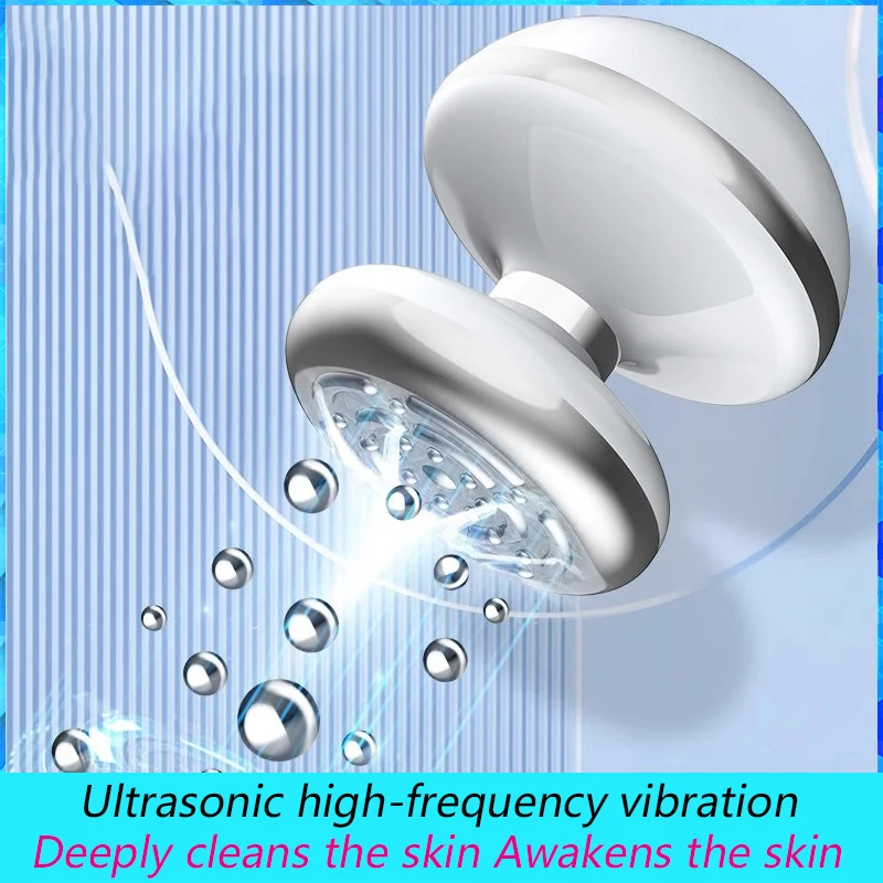 

Electric Facial Beauty Device, Ultrasonic High-frequency Vibration Deeply Cleans, Awakens Skin, Face Care, AAA battery ML-051