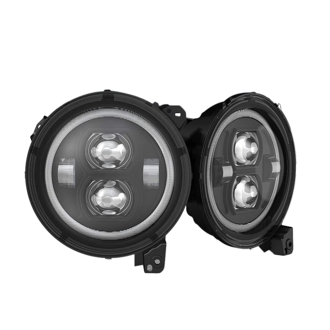 Круглые Фонари головного света DRL Для Jeep Gladiator JT 2018-2021, аксессуары, фара дальнего и ближнего света с дневными ходовыми огнями
Круглые Фонари головного света DRL Для Jeep Gladiator JT 2018-2021, аксессуары, фара дальнего и ближнего света с дневными ходовыми огнями