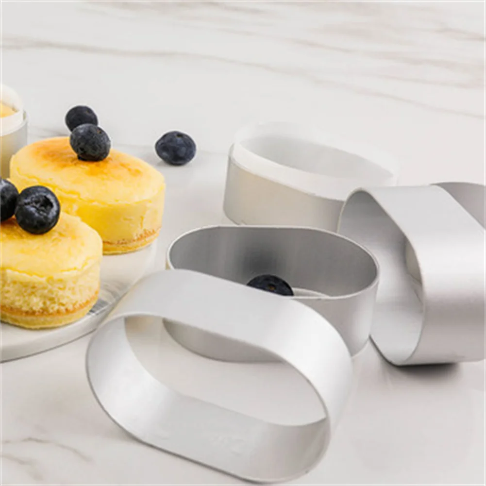 Baking Mold Premium Quality Aluminum Alloy Cheese Cake Rings Pack of 10 Oval Egg Shape Molds for Professional Results
Baking Mold Premium Quality Aluminum Alloy Cheese Cake Rings Pack of 10 Oval Egg Shape Molds for Professional Results