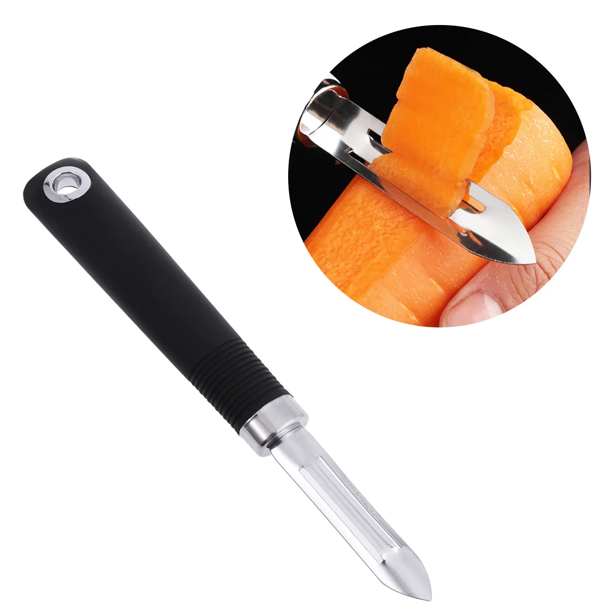 Stainless Steel Peeler Non- Swivel Fruit Vegetable Peeler Utility Multifunctional Kitchen Tool
Stainless Steel Peeler Non- Swivel Fruit Vegetable Peeler Utility Multifunctional Kitchen Tool
