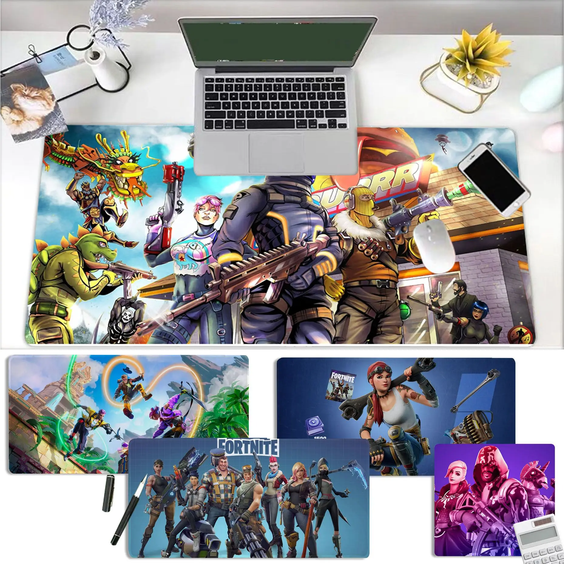 

Battle Royales F-Fortnites Mousepad Beautiful Durable Rubber Mouse Mat Pad Size for CSGO Game Player Desktop PC Computer Laptop