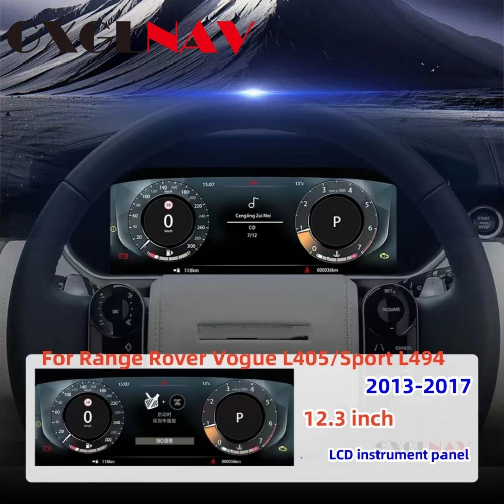 Car LCD Dashboard Player For Land Rover Range Rover Vogue L405/Sport L494 2013-2017 Digital Cluster Instrument Panel Speedometer 
Car LCD Dashboard Player For Land Rover Range Rover Vogue L405/Sport L494 2013-2017 Digital Cluster Instrument Panel Speedometer