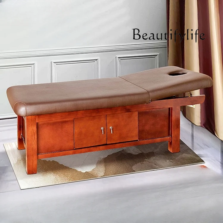 High-Grade Solid Wood Beauty Bed Beauty Salon Special Massage with Hole Physiotherapy Beauty Bed
High-Grade Solid Wood Beauty Bed Beauty Salon Special Massage with Hole Physiotherapy Beauty Bed