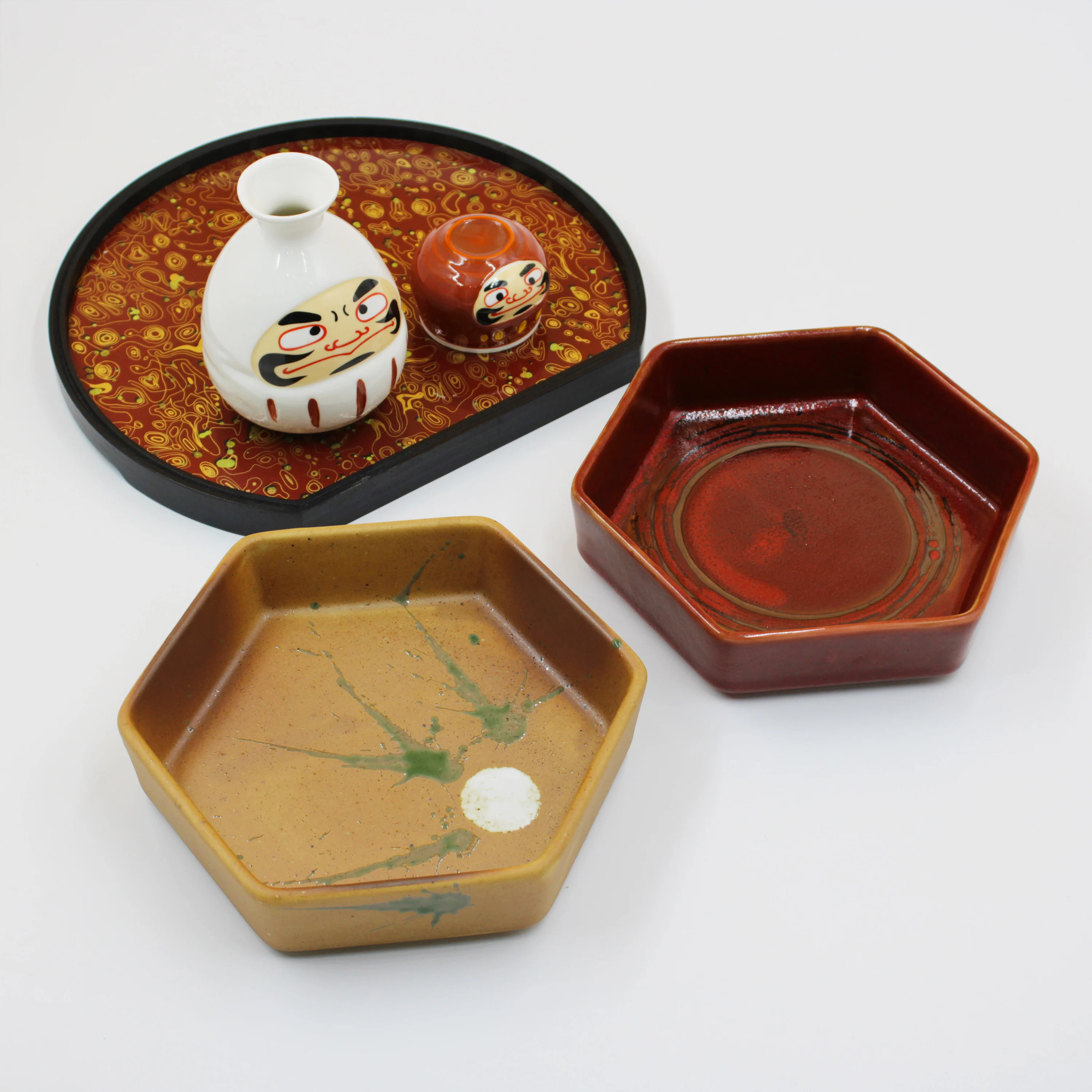 Japanese ceramic baking tray creative hexagonal deep plate hotel dessert tray Huaishi cuisine Tianfu compass sashimi plate
Japanese ceramic baking tray creative hexagonal deep plate hotel dessert tray Huaishi cuisine Tianfu compass sashimi plate