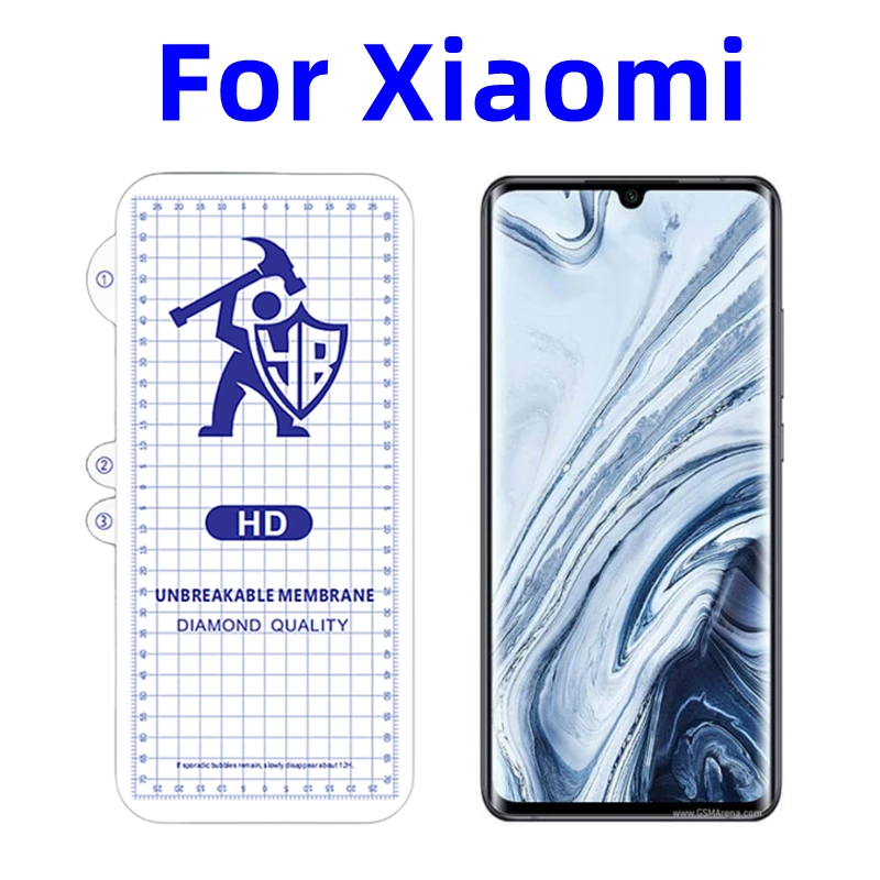 

3pcs HD Hydrogel Film For Xiaomi Mi CC9 Pro Screen Protector For Xiaomi 10/11/12/13/14 Ultra Mix4 Redmi K40pro Mix Fold 3 Outer