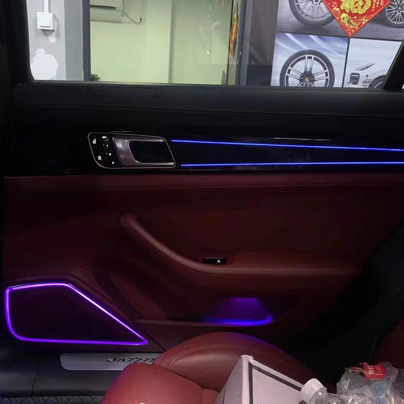 Сменный внутренний атмосферный свет для Porsche panamera 971, 7 цветов, окружающий светильник, 4 двери, лампа с динамиком 2017-2021
Сменный внутренний атмосферный свет для Porsche panamera 971, 7 цветов, окружающий светильник, 4 двери, лампа с динамиком 2017-2021