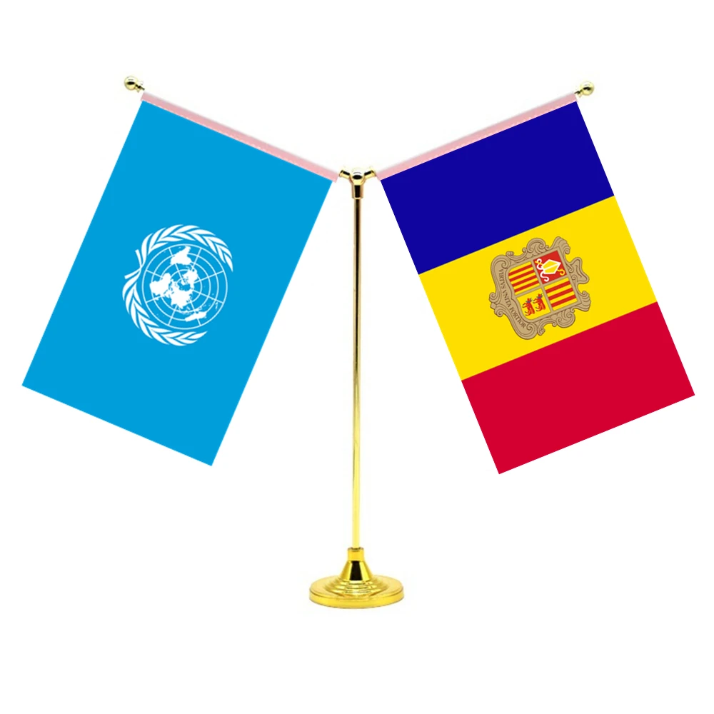 Мини-флаг на Andorran, 14 х21 см, украшение для офиса с двумя флагами ООН и Andorra
Мини-флаг на Andorran, 14 х21 см, украшение для офиса с двумя флагами ООН и Andorra