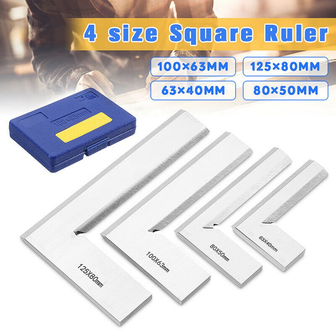 Machinist Edge Square Ruler 90° Right Angle Rulers Engineer Measuring Tool Engineer Working Measuring Tool Precise Ruler Tool
Machinist Edge Square Ruler 90° Right Angle Rulers Engineer Measuring Tool Engineer Working Measuring Tool Precise Ruler Tool
