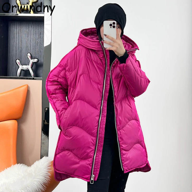 White Duck Down Coat Women Hooded Oversized Loose Jackets Winter New Fashion Warm Clothing Female Orwindny
White Duck Down Coat Women Hooded Oversized Loose Jackets Winter New Fashion Warm Clothing Female Orwindny