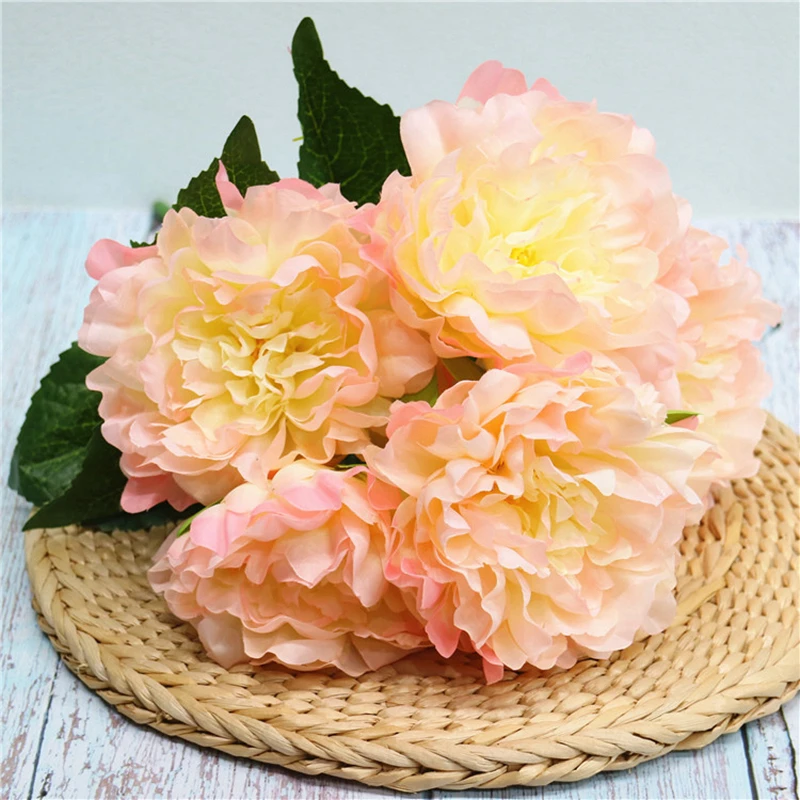 Zerolife Peony Artificial Silk Flowers for Home Decoration Wedding Bouquet for Bride High Quality Fake Flower Faux Living Room
Zerolife Peony Artificial Silk Flowers for Home Decoration Wedding Bouquet for Bride High Quality Fake Flower Faux Living Room