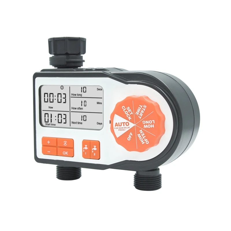 Outdoor Garden Hose Watering Timer Outdoor Garden Intelligent Watering Controller Waterproof, UV Resistant, Individual Program
Outdoor Garden Hose Watering Timer Outdoor Garden Intelligent Watering Controller Waterproof, UV Resistant, Individual Program