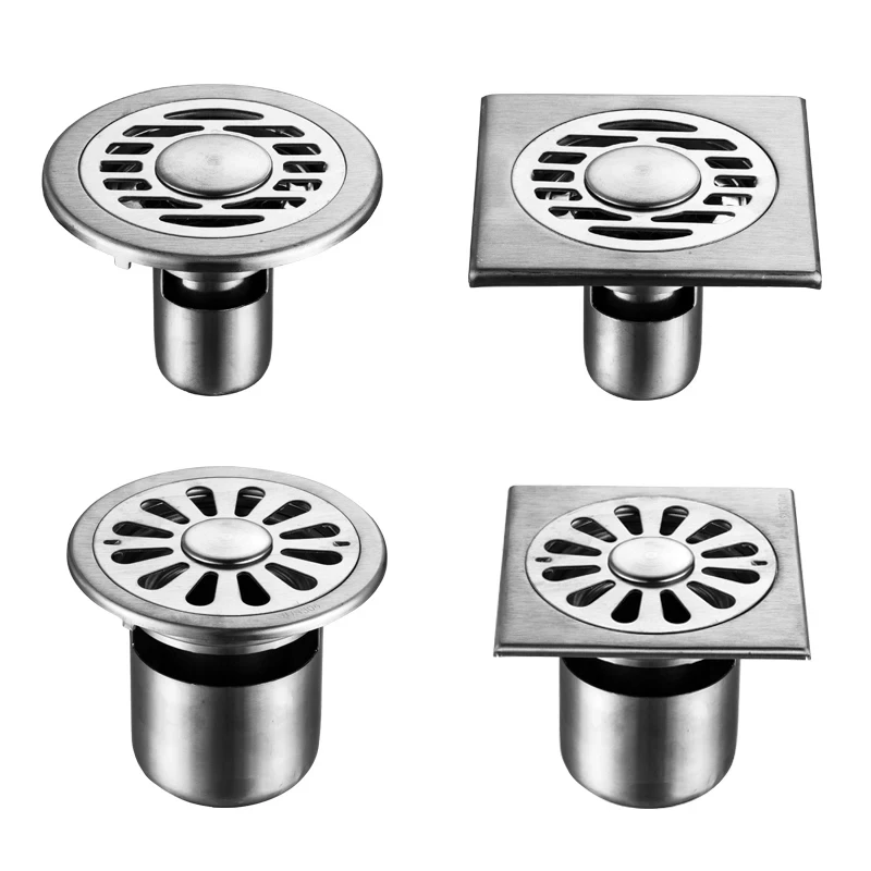 304 Stainless Steel Deodorizing Floor Drain Deodorizer Circular Square Drainage Cover Bathroom Shower Garbage Grille Filter
304 Stainless Steel Deodorizing Floor Drain Deodorizer Circular Square Drainage Cover Bathroom Shower Garbage Grille Filter
