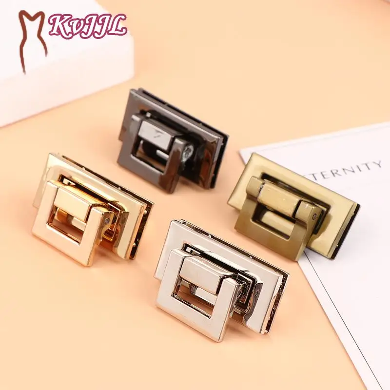 1PC Bag Lock Gold Silver Metal Clasp Catch Buckles For Handbag Shoulder Turn Lock Twist Lock Making DIY Purse Case Tote Accessor
1PC Bag Lock Gold Silver Metal Clasp Catch Buckles For Handbag Shoulder Turn Lock Twist Lock Making DIY Purse Case Tote Accessor