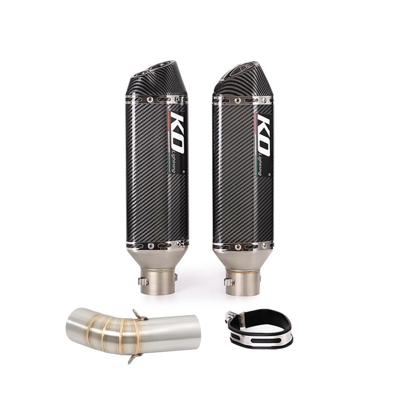 Slip On For Benelli Leoncino 800 Motorcycle Exhaust System Mid Connect Pipe Muffler Escape 370mm With Removable DB Killer 51mm
Slip On For Benelli Leoncino 800 Motorcycle Exhaust System Mid Connect Pipe Muffler Escape 370mm With Removable DB Killer 51mm