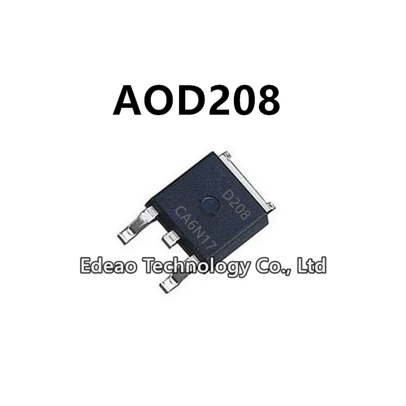 

10Pcs/lot NEW D208 AOD208 TO-252 54A/30V N-channel MOSFET field-effect transistor