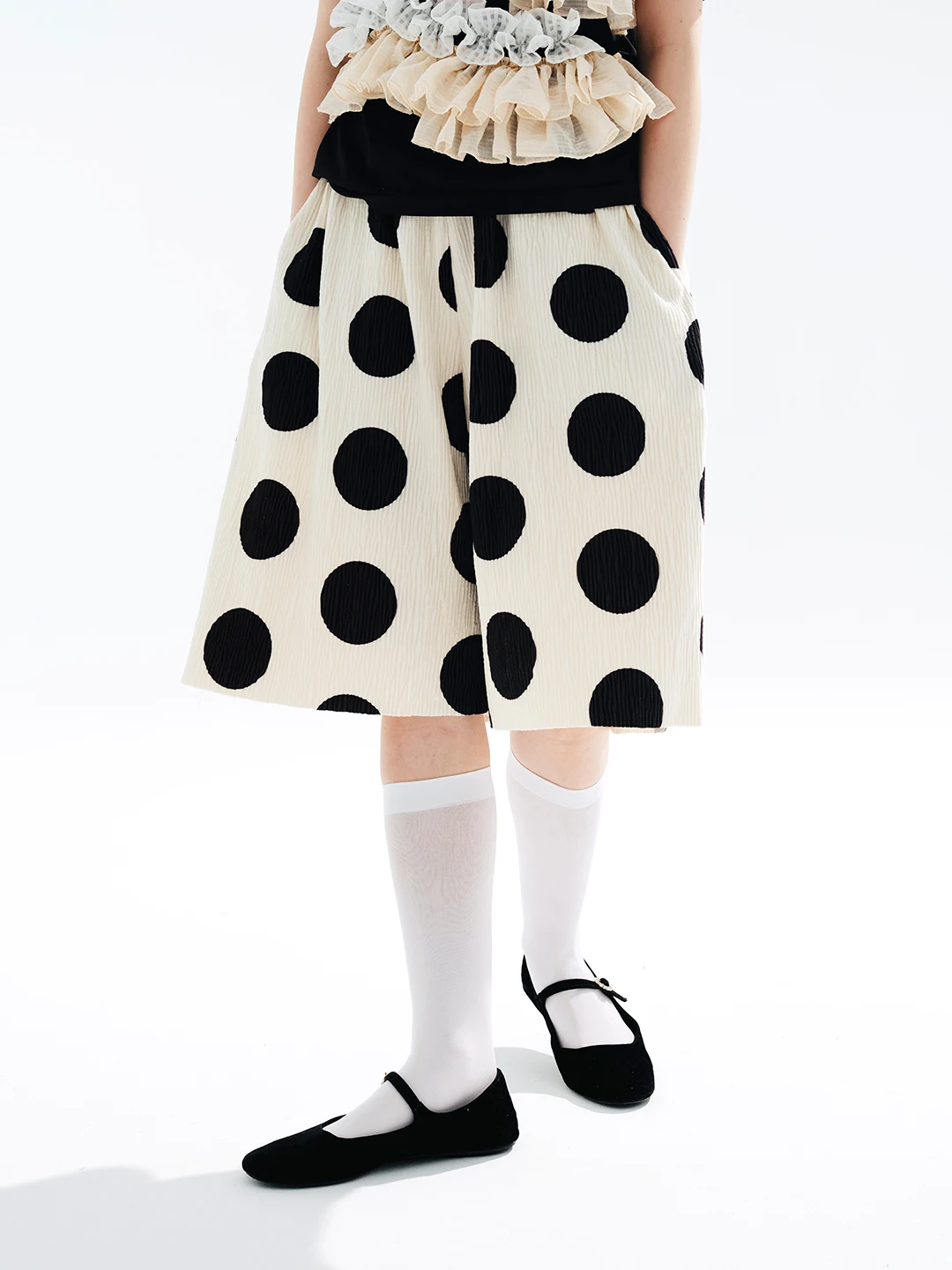 imakokoni original Shabo Point apricot shorts to show thin five point pants loose women's casual pants 234084
imakokoni original Shabo Point apricot shorts to show thin five point pants loose women's casual pants 234084