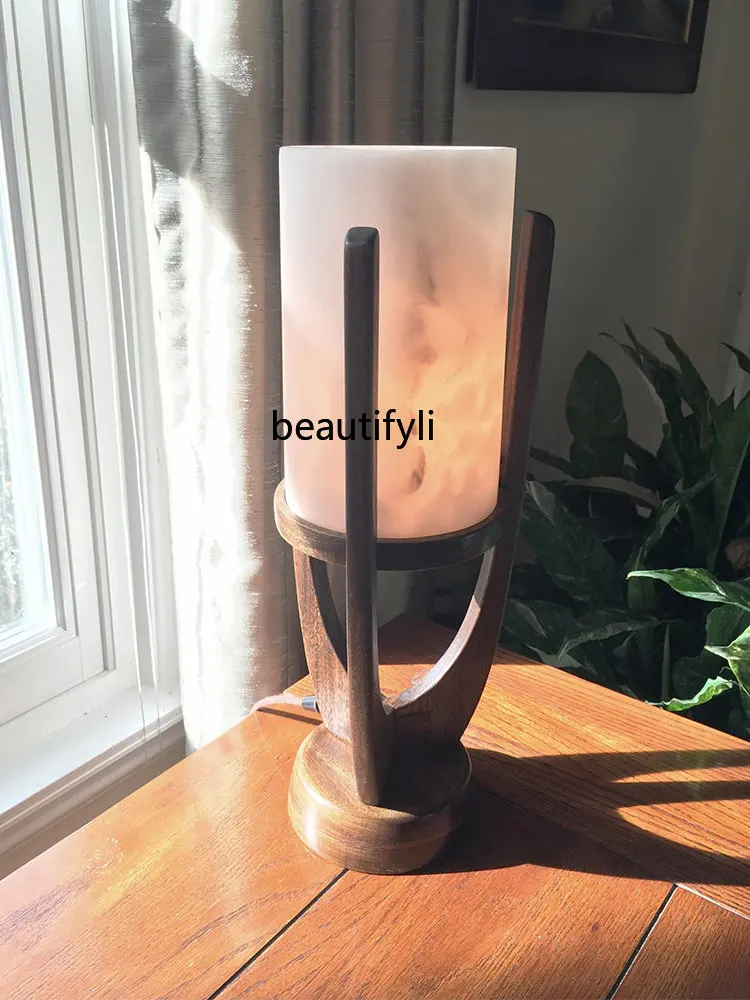 Table Lamp Minimalist Creative Model Room Living Room Bedroom Bedside Natural Marble Solid Wood Table Lamp
Table Lamp Minimalist Creative Model Room Living Room Bedroom Bedside Natural Marble Solid Wood Table Lamp