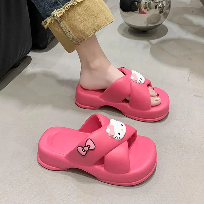 Шлепанцы для девочек с рисунком Hello Kitty, Нескользящие шлепанцы, аниме мультфильм, уличная одежда, шлепанцы, шлепанцы для студентов, пляжная обувь, летние тапочки, 2024
Шлепанцы для девочек с рисунком Hello Kitty, Нескользящие шлепанцы, аниме мультфильм, уличная одежда, шлепанцы, шлепанцы для студентов, пляжная обувь, летние тапочки, 2024