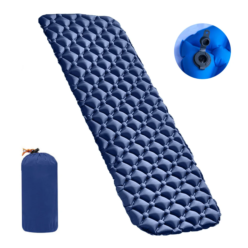 Camping Sleeping Pad Ultralight Waterproof Inflatable Mattress Camping Sleep Mat for Outdoor Backpacking Travel Hiking 
Camping Sleeping Pad Ultralight Waterproof Inflatable Mattress Camping Sleep Mat for Outdoor Backpacking Travel Hiking