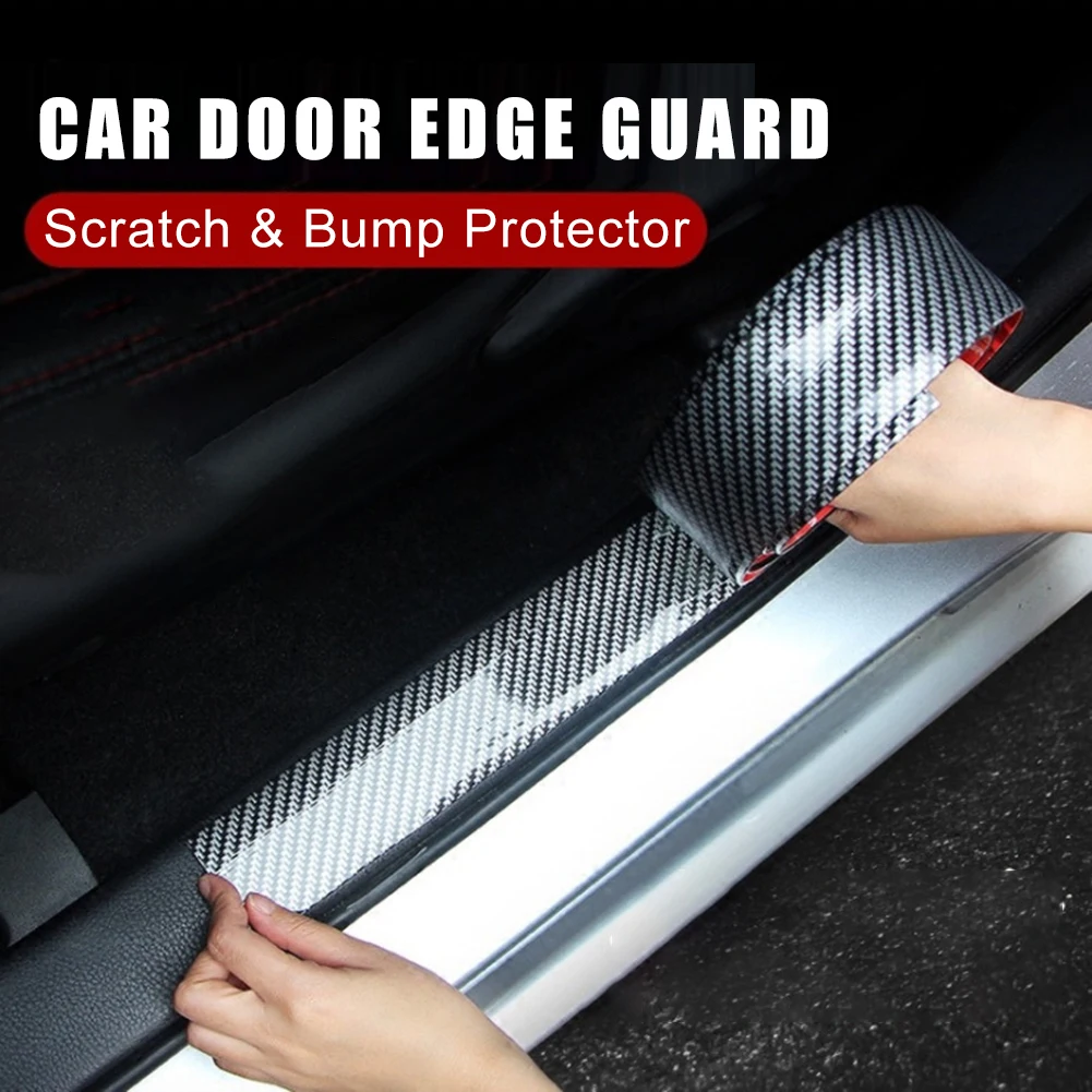 2.5M Carbon Fiber Protector Strip Sticker gold trim 3D Auto Bumper Door Sill Protection Anti-stepping Car Decoration Tape
2.5M Carbon Fiber Protector Strip Sticker gold trim 3D Auto Bumper Door Sill Protection Anti-stepping Car Decoration Tape