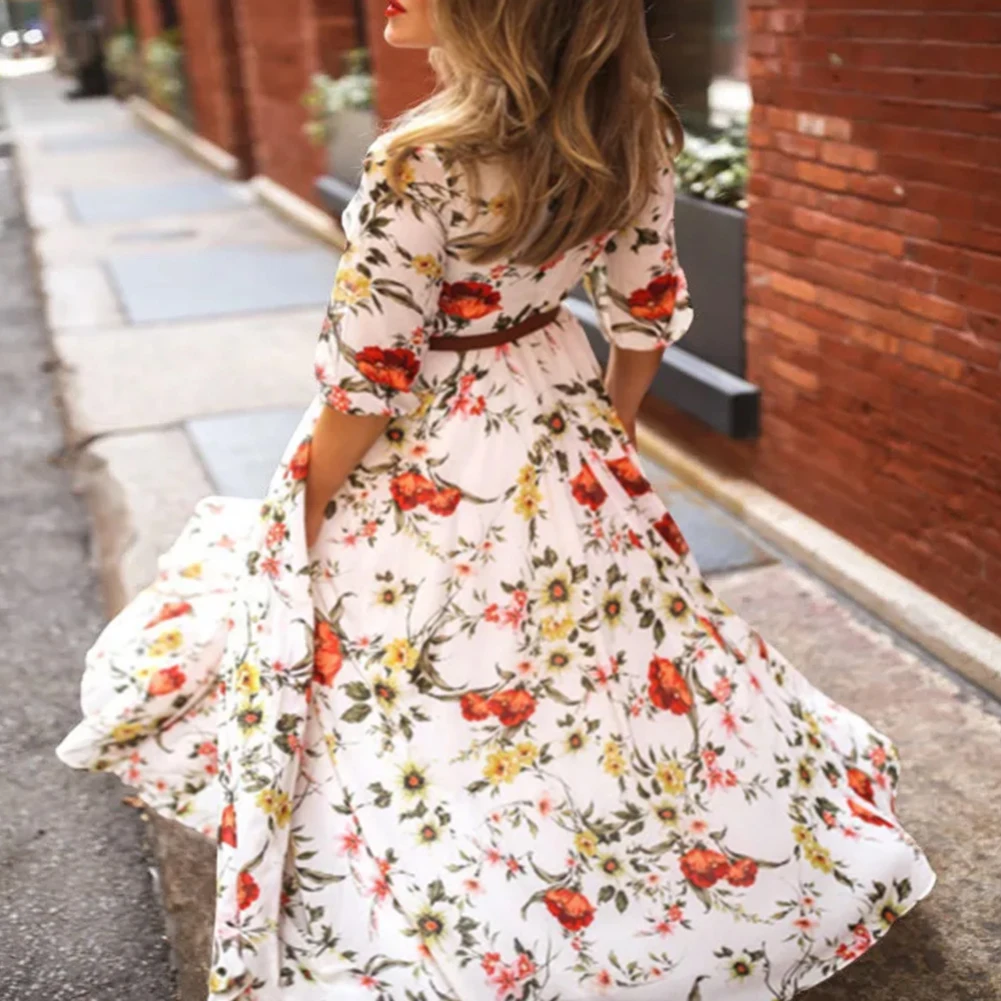 Brand New Comfy Beach Daily Holiday Swing Dress Maxi Dress 1pcs Bohemian Floral Polyester Print S-2XL Female Women
Brand New Comfy Beach Daily Holiday Swing Dress Maxi Dress 1pcs Bohemian Floral Polyester Print S-2XL Female Women