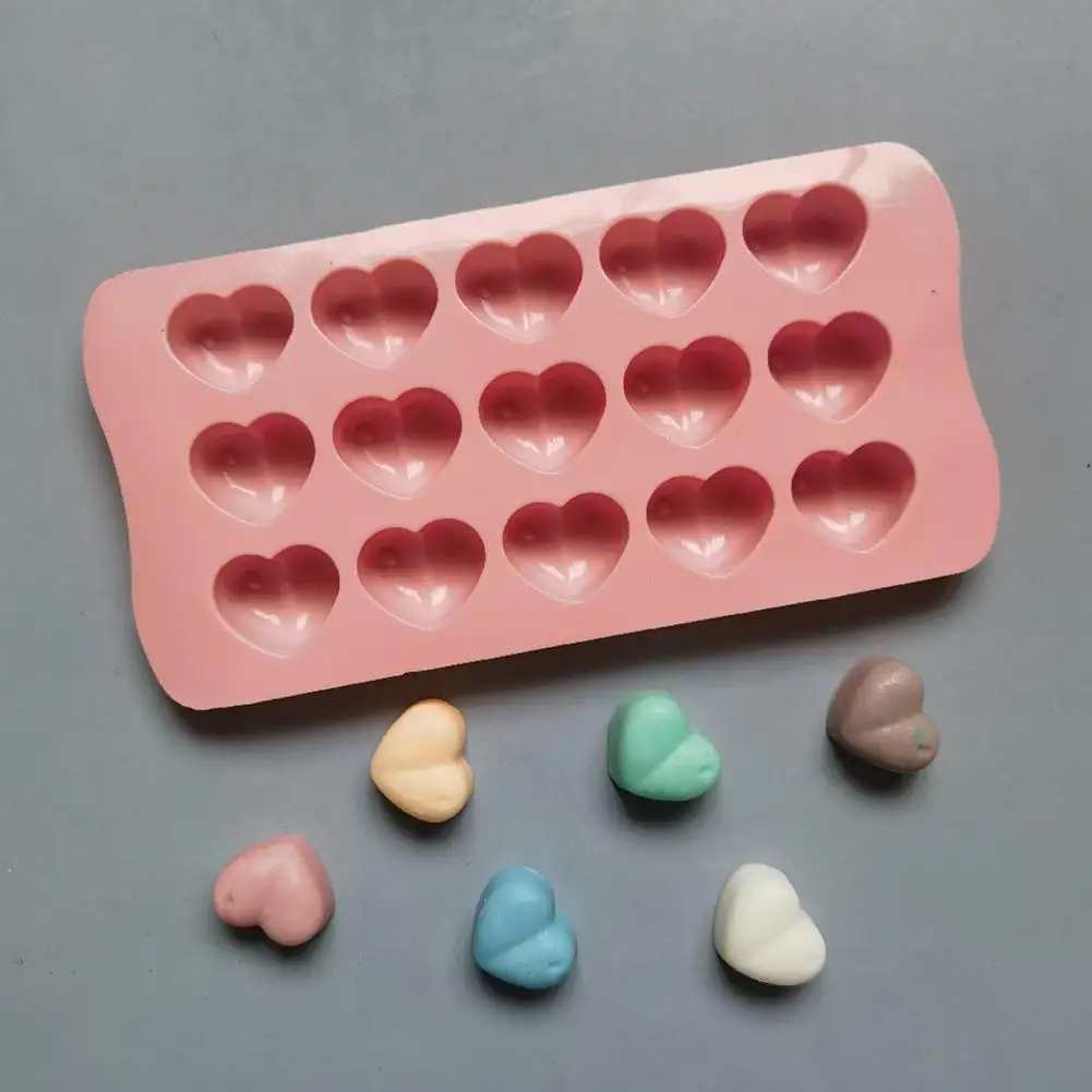 Non-stick Chocolate Mold Non-stick 3d Heart-shaped Chocolate Silicone Mold for Home Kitchen Baking 15 Grids Candy for Chocolates
Non-stick Chocolate Mold Non-stick 3d Heart-shaped Chocolate Silicone Mold for Home Kitchen Baking 15 Grids Candy for Chocolates