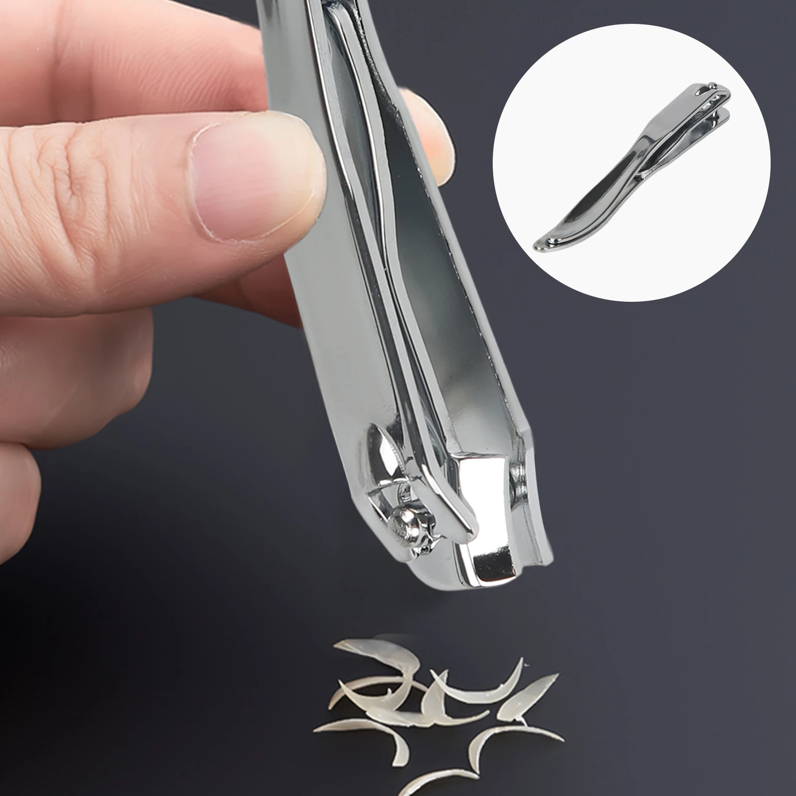 Metal Slanted Nail Clipper Long Handle Nail Trimmer For Women Men 
Metal Slanted Nail Clipper Long Handle Nail Trimmer For Women Men