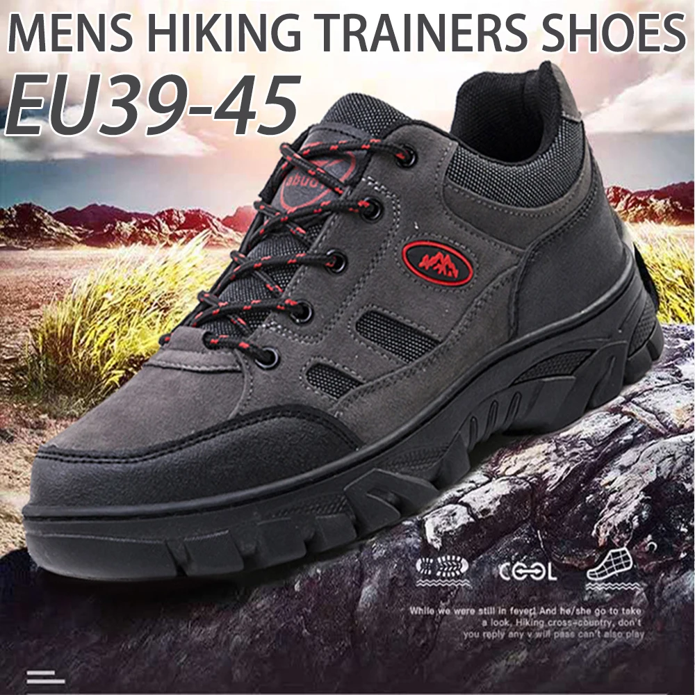 Men's Hiking Shoes Casual Comfortable Travel Outdoor Running Shoes Winter Waterproof Hiking Lace-up Sneakers
Men's Hiking Shoes Casual Comfortable Travel Outdoor Running Shoes Winter Waterproof Hiking Lace-up Sneakers
