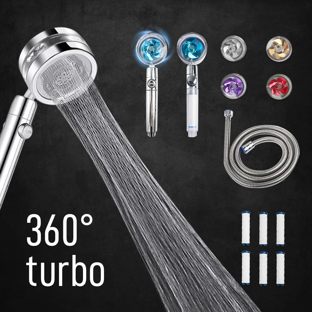2023 High Pressure Fan Shower Head Turbo 360 Rainfall Water Saving Showerhead with Filters Bath Rotating Spray for Bathroom
2023 High Pressure Fan Shower Head Turbo 360 Rainfall Water Saving Showerhead with Filters Bath Rotating Spray for Bathroom