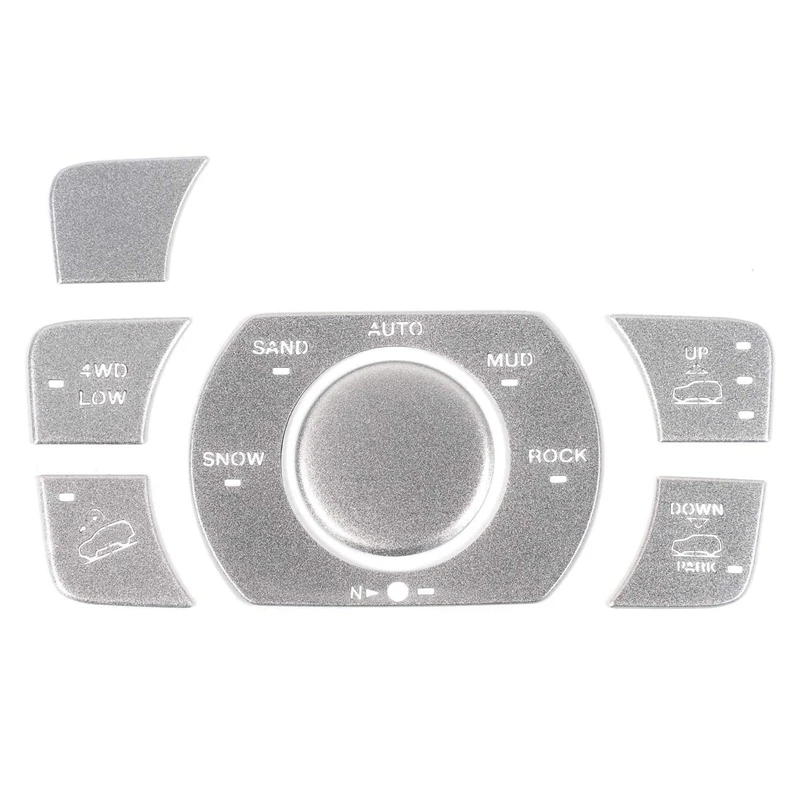 For Jeep Grand Cherokee 2011-2020 Four-Wheel Drive Control Button Decor Cover Trim Sticker Accessories, Silver Aluminum
For Jeep Grand Cherokee 2011-2020 Four-Wheel Drive Control Button Decor Cover Trim Sticker Accessories, Silver Aluminum