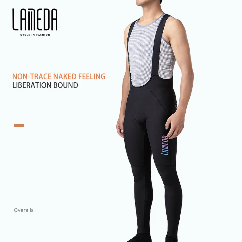 

LAMEDA Cycling Bib For Men Spring Summer Autumn Bicycle Professional Long Pants High Elastic Comfort MTB Road Bike Suspenders