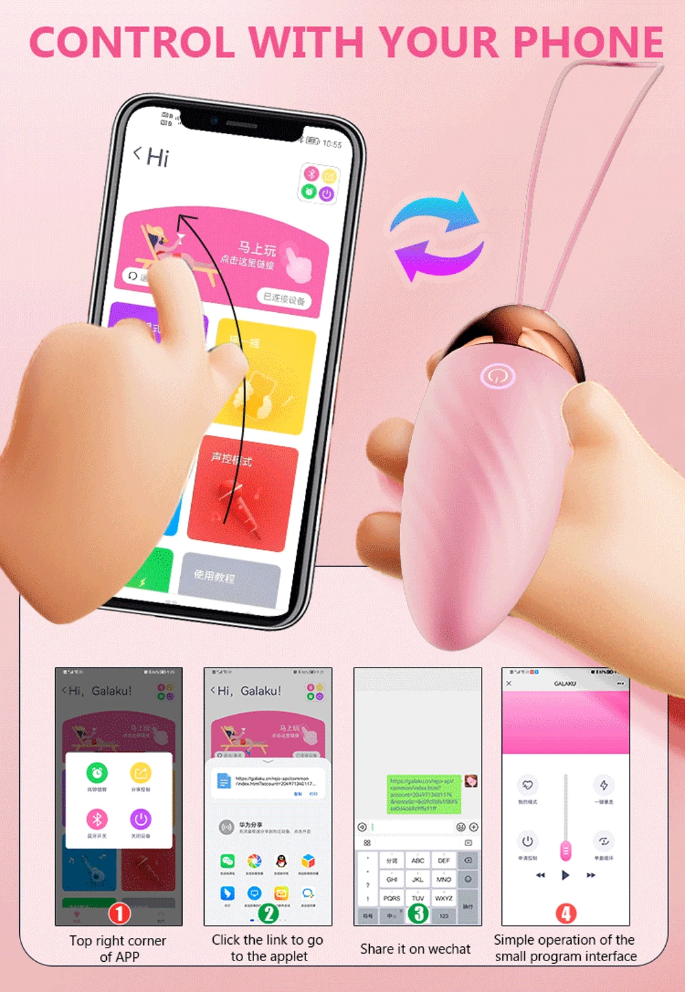 Bluetooth App Mini Bullet Vibrator for Women Clit Stimulator Wireless Remote Pantie Vibrating Love Egg Female Sex Toy for Adults Bluetooth App Mini Bullet Vibrator for Women Clit Stimulator Wireless Remote Pantie Vibrating Love Egg Female Sex Toy for Adults