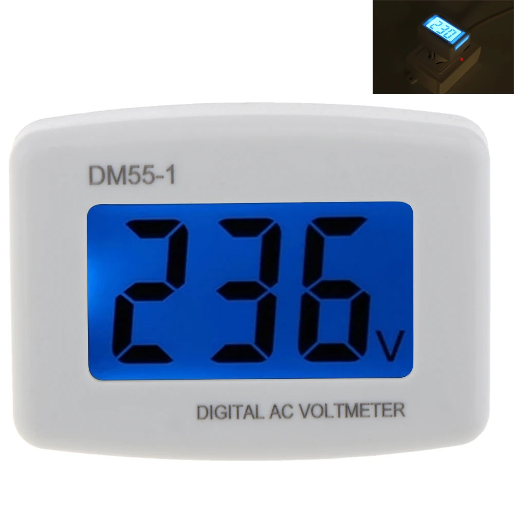 AC 80-300V Voltage Meter EU Plug Volt Meter Professional Voltage Measuring LCD Digital Display Voltmeter Testers
AC 80-300V Voltage Meter EU Plug Volt Meter Professional Voltage Measuring LCD Digital Display Voltmeter Testers