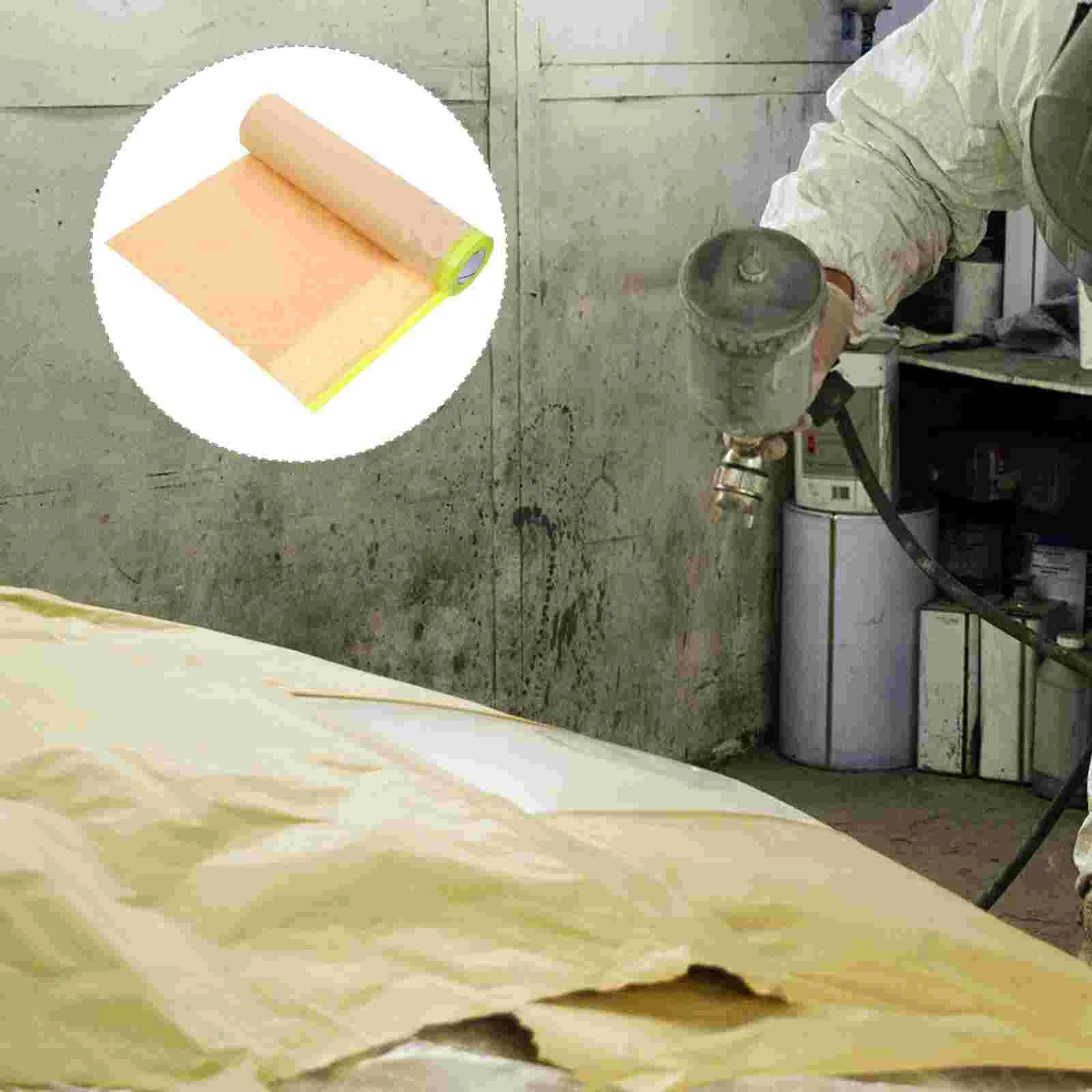 

Masking Paper Furniture Adhesive Textured Protective Kraft for Painting Car Covering