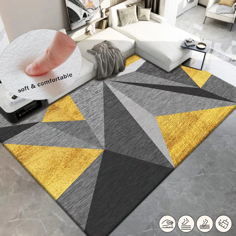 Modern Home Decor Geometric Carpets Nordic Living Room Carpet Bedroom Bedside Floor Mat Office Lounge Rug Large Size Non-slip
Modern Home Decor Geometric Carpets Nordic Living Room Carpet Bedroom Bedside Floor Mat Office Lounge Rug Large Size Non-slip