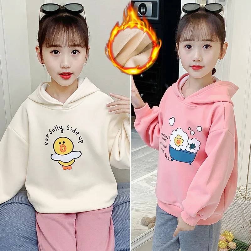 2023 Korea Autumn Winter Children Pullover Sweaters Clothes Long Sleeve Sport Shirts Elementary Girls Printed O-neck Hoodie Top
2023 Korea Autumn Winter Children Pullover Sweaters Clothes Long Sleeve Sport Shirts Elementary Girls Printed O-neck Hoodie Top