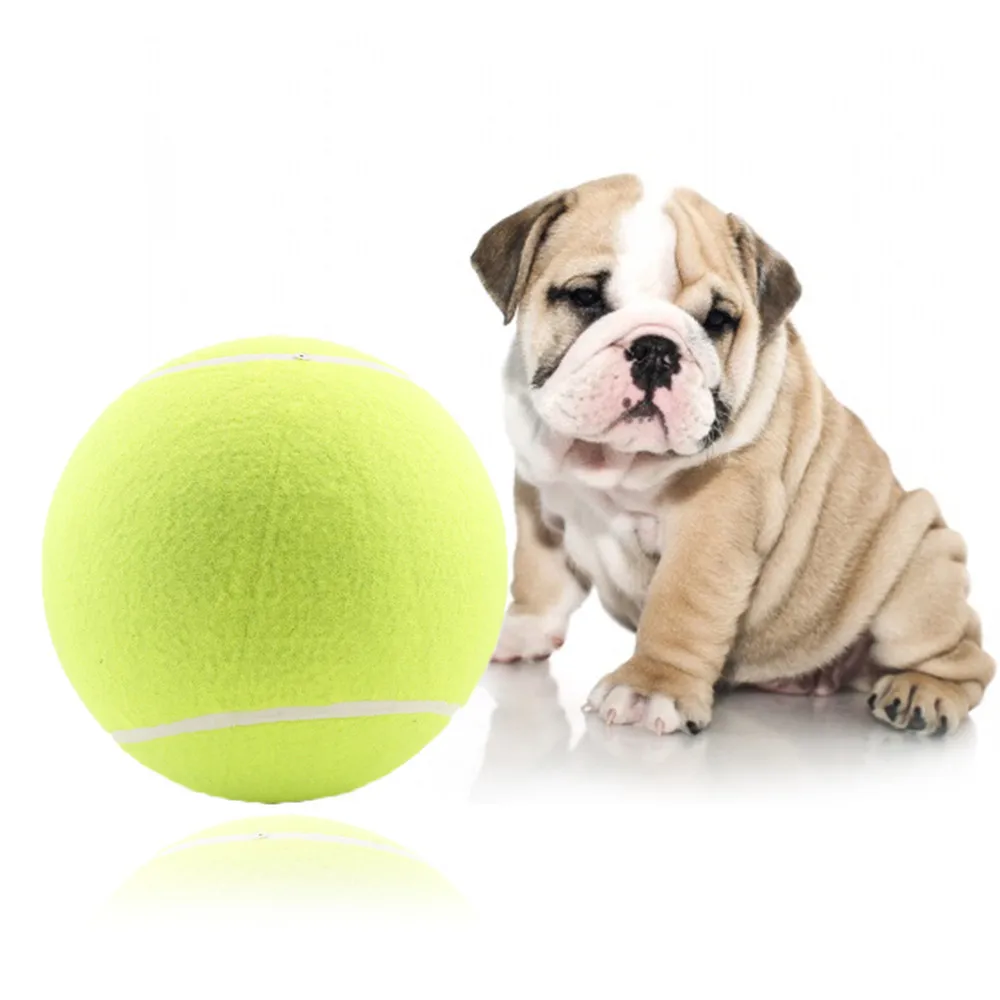 

Тренировочные игрушки для домашних животных, 20,5 см, надувные большие гигантские резиновые теннисные жевательные мячи для больших щенков