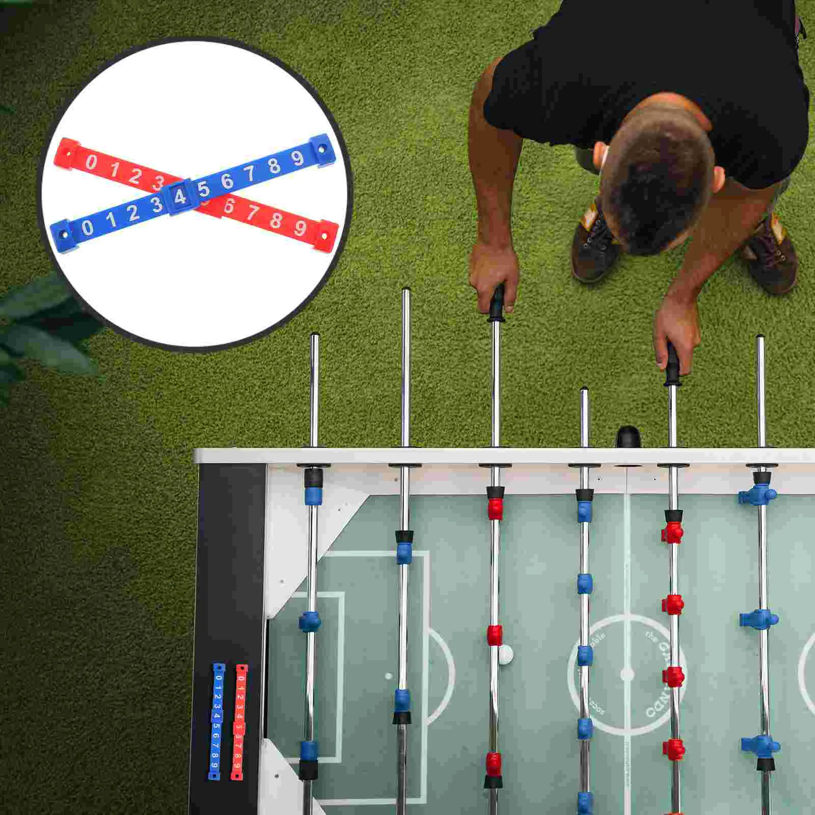 2Pcs Foosball Scoring Counters Football Score Counters Markers Foosball Scoring Units Scoreboard
2Pcs Foosball Scoring Counters Football Score Counters Markers Foosball Scoring Units Scoreboard
