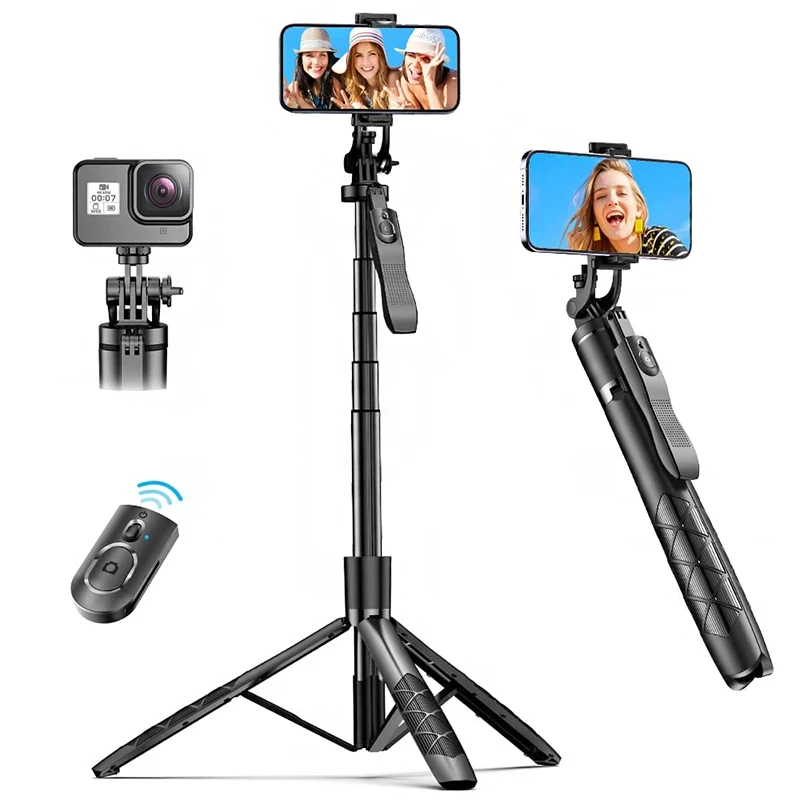 

L16 Wireless Selfie Stick Tripod Stand Foldable Monopod for Smartphones Balance Gopro Action Cameras Steady Shooting Live