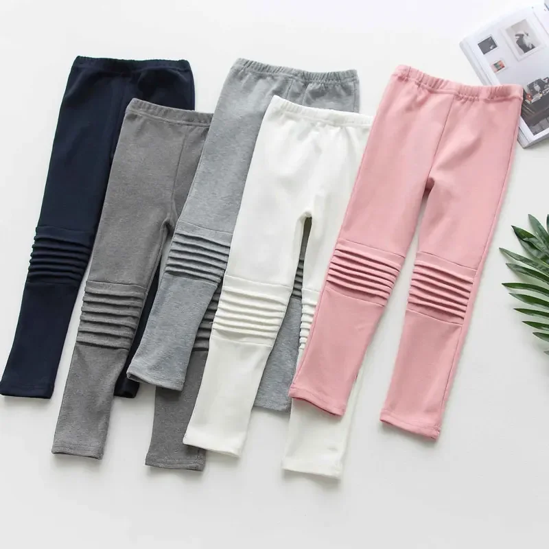 

Spring Children Leggings Cotton Girls Trousers Slim Pants For Kids 2-8T School Pants Girl Clothes Baby Sweatpants